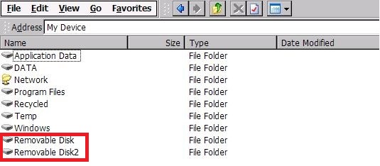 File Manager Directory view