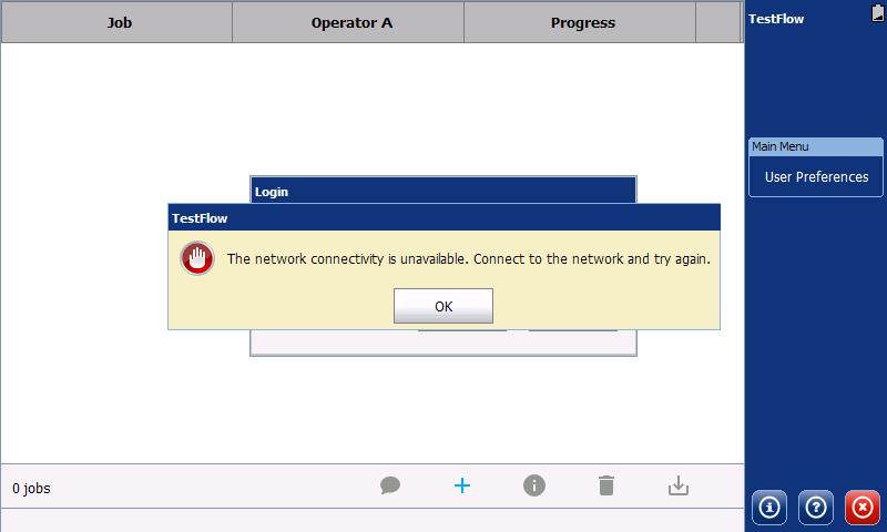 Network Connectivity error